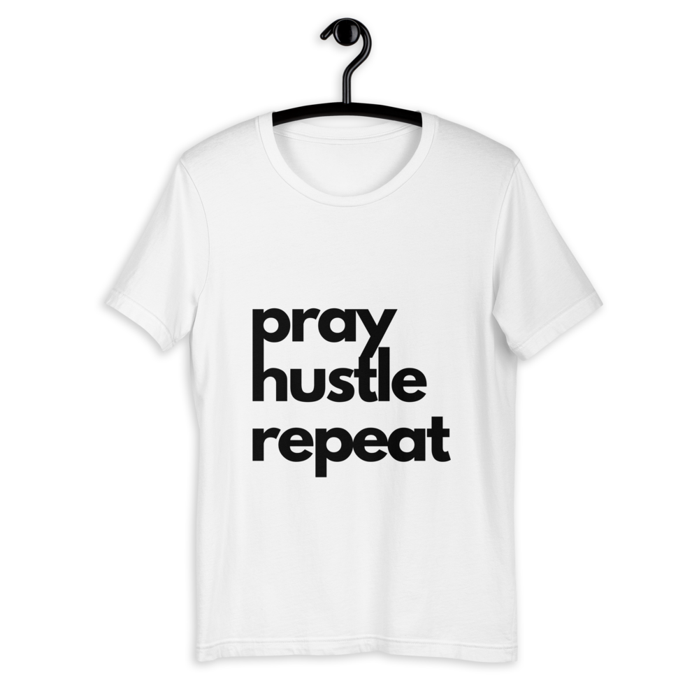Pray Hustler Repeat Tee